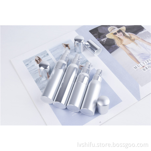 Eloxierte Aluminium-Sprüh-Silber-Verpackungs-Vakuumflaschen